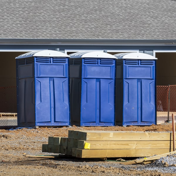 how can i report damages or issues with the portable restrooms during my rental period in Iron Gate VA